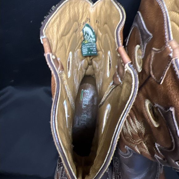 Silver Bull Mens Work Boots Brown leather cowboy size 11? - Picture 13 of 16